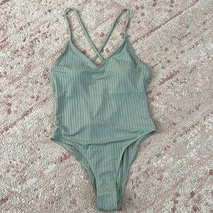 NEW seafoam green one-piece swimsuit